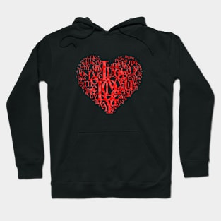 "Love" A Comfortable Embrace for Everyone Hoodie